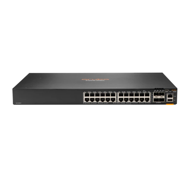 HPE Aruba Networking CX 6200F 24G 4SFP+ Managed L3 Gigabit Ethernet (10/100/1000) 1U HPE-JL724BR#ABA