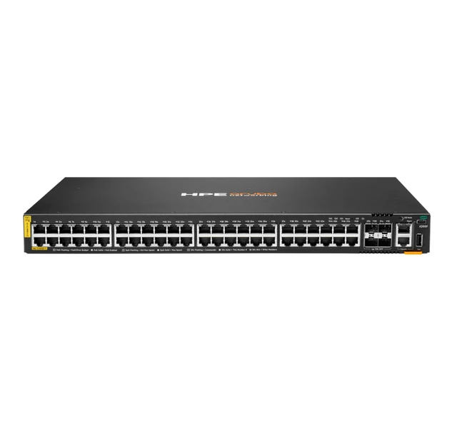 HPE Aruba Networking CX 6200F 48G Class4 PoE 4SFP+ 370W Managed L3 Gigabit Ethernet (10/100/1000) Power over Ethernet (PoE) 1U HPE-JL727BR#ABA