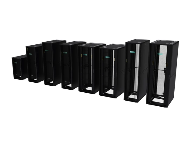HPE 42U 600mmx1200mm G2 Kitted Advanced Shock Rack with Side Panels and Baying HPE-P9K10A#8ZN