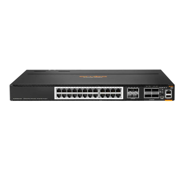 HPE Aruba Networking CX 8100 24x10G Base-T 4x10G SFP+ 4x40/100G QSFP28 FB 3Fan 2AC PSU Managed L3 10G Ethernet (100/1000/10000) 1U HPE-R9W88AR#ABA