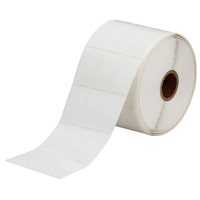 Repositionable Multi-Purpose Vinyl Cloth Labels for 1" Small Core Printers - 1.437" x 0.8"