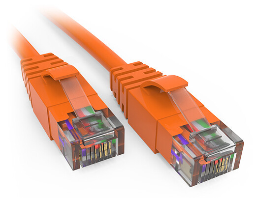 Accortec C6MB-O12-ACC networking cable Orange 3.66 m Cat6 U/UTP (UTP) Round
