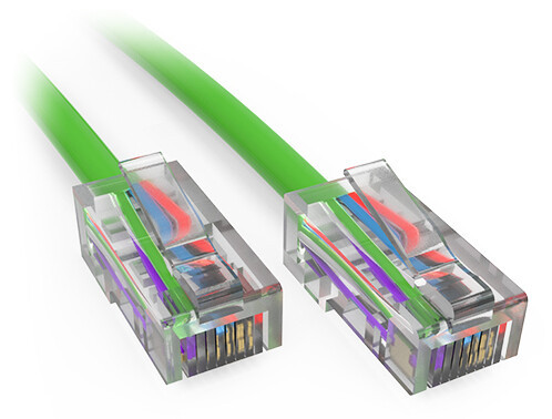 Accortec C6NB-N8-ACC networking cable Green 2.44 m Cat6 U/UTP (UTP) Round