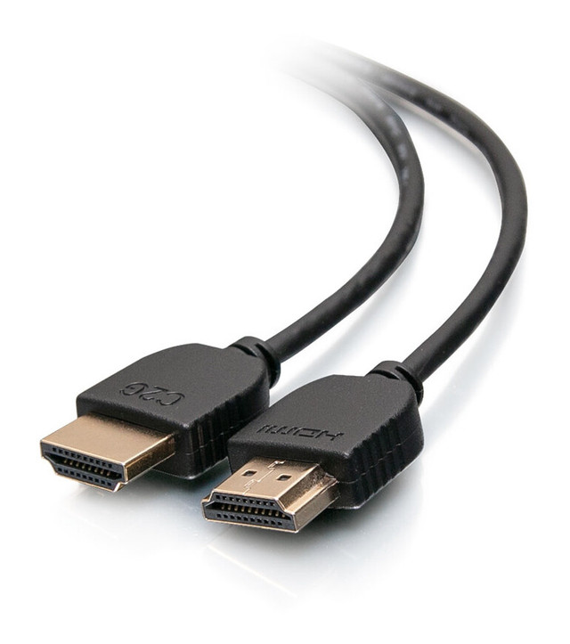 C2G 6ft (1.8m) Plus Series Slim Flexible High Speed HDMI® Cable with Ethernet (3-Pack)