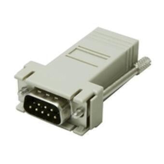 Digi 76000701 cable gender changer DB-9 RJ-45 Grey