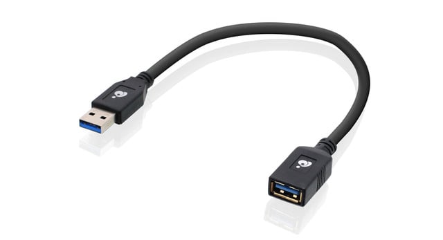 iogear G2LU3AMF USB cable USB 3.2 Gen 1 (3.1 Gen 1) 0.3 m USB A Black