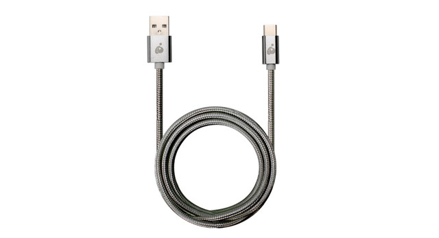 iogear G2LU3CAM02-GY USB cable USB 2.0 2 m USB C USB A Stainless steel