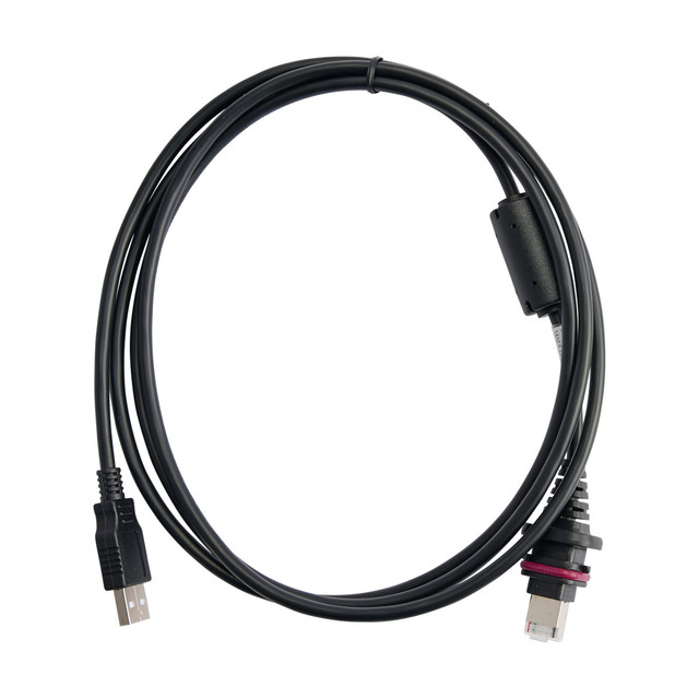 Plug Cable for V2200 Wired Barcode Scanner - 6.6' (2m), Straight USB-A to RJ50 Cable
