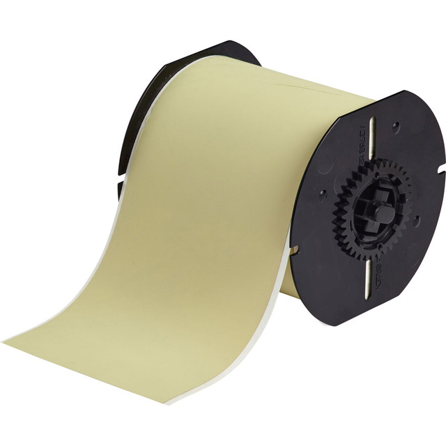 Ultra Heat Resistant Amber 2 mil Polyimide Circuit Board Label Tape for B30 Printers - 4"