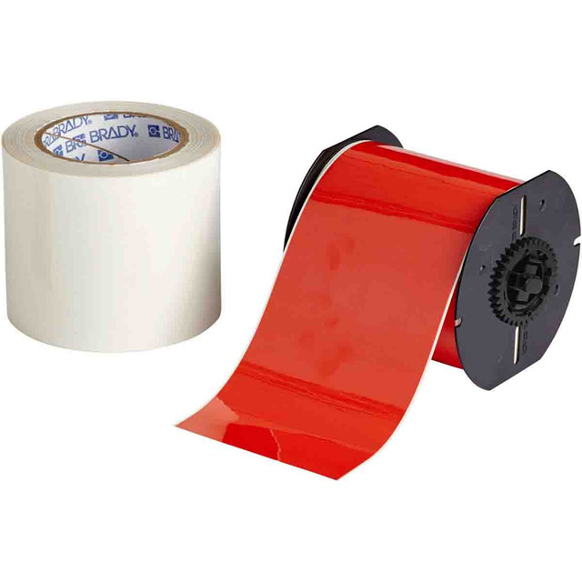 ToughStripe Printable Floor Marking Label Tape (with Overlaminate) for B30 Printers - Red