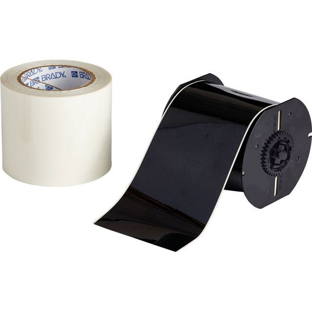 ToughStripe Printable Floor Marking Label Tape (with Overlaminate) for B30 Printers - B30C-4000-483BK-KT