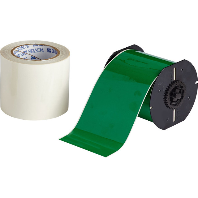 Brady ToughStripe Printable Floor Marking Label Tape (with Overlaminate) for B30 Printers - B30C-4000-483GN-KT