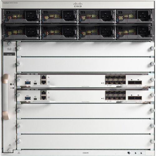 Cisco Catalyst C9407R Switch Chassis - Manageable - Gigabit Ethernet