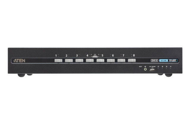 8-PORT USB DVI DUAL Display PP4.0 Secure KVM W/ CAC Support CS1148D4C