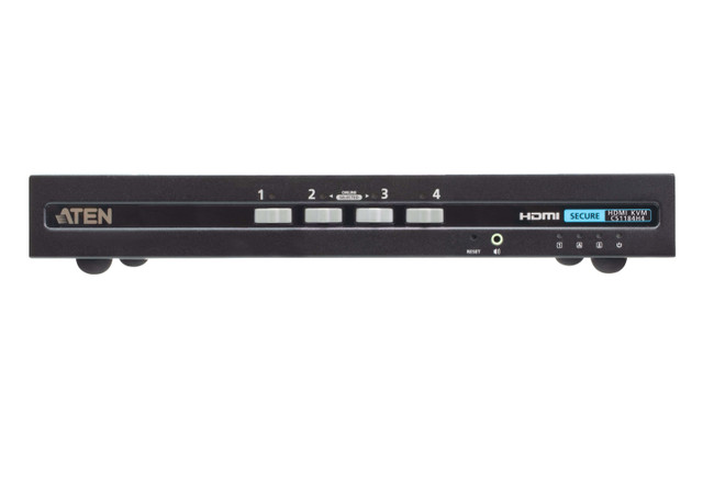 4-PORT USB HDMI Single Display PP4.0 Secure KVM CS1184H4