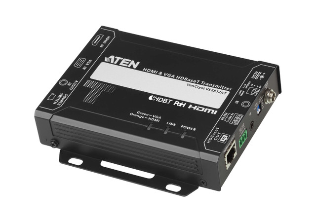 Hdmiand VGA/Audio  Hdbaset Transmitter W/ Irand Serial and POH VE2812AT
