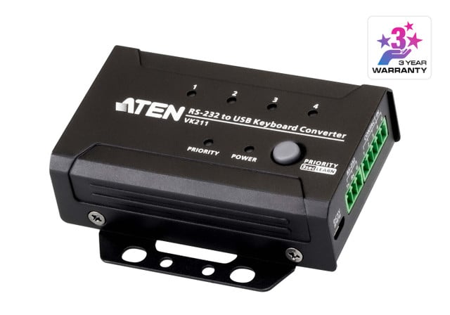 RS-232/Contact to USB Keyboard Converter VK211
