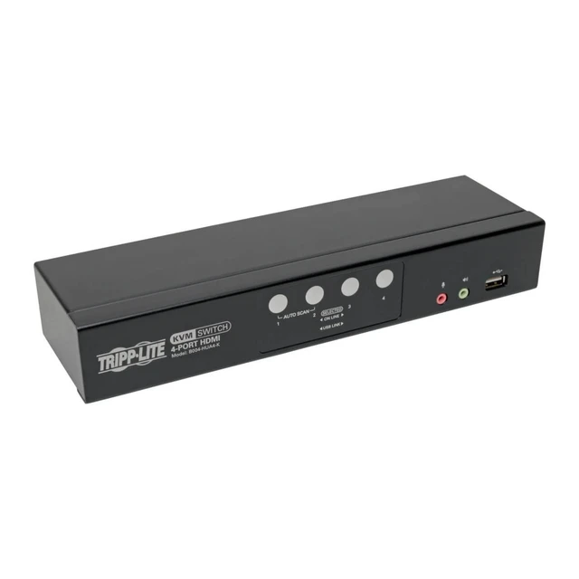 Tripp Lite B004-HUA4-K KVM Switch - Connect 4 HDMI Devices