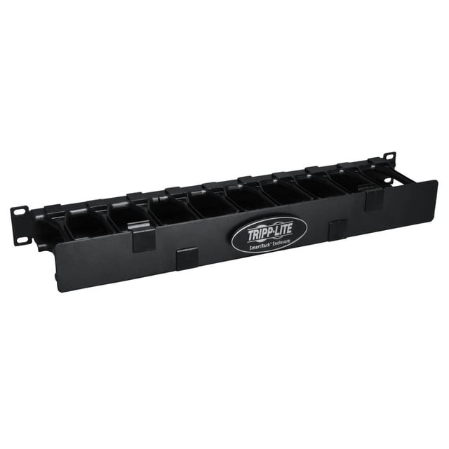 Tripp Lite SRCABLEDUCT1UHD SmartRack 1U High Capacity Horizontal Cable Manager - Finger duct with dual-hinge cover
