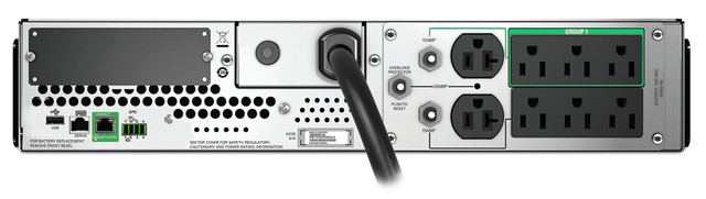 SMT2200RM2UC - UPS - 2U - LINE-Interactive - 120 V - 1920WATT - 2200VA - NEMA 5- SMT2200RM2UC