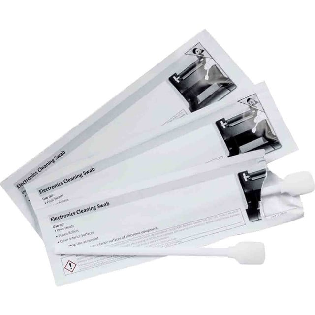 Thermal Transfer Printer Cleaning Swabs, Pack of 50