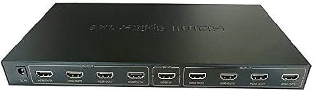 8 Port HDMI 4K Splitter - 340 MHz to 340 MHz - 1 x HDMI In - 8 x HDMI Out