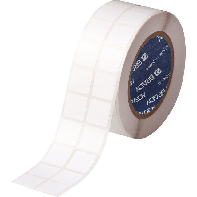 Microscope Slide Satin Polyester Labels for 3" Core Printers - 0.9" x 0.9"