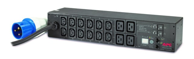 RACK PDU, Metered, 2U, 32A, 230V, (12) C13 & (4) C19 AP7822B