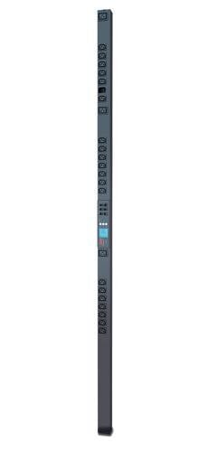 RACK PDU 2G, Metered-by-Outlet, Zerou, 5.7KW, 208V, (21) C13 & (3) C19, Shipping AP8461