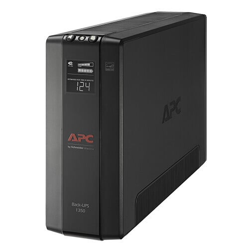 BX1350M - APC BACK-UPS 1350, Compact Tower, 1350VA, 120V, AVR, LCD, 5 NEMA 5-15R BX1350M