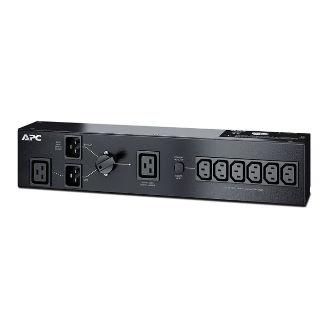 APC Service Bypass Panel 230V 16A BBM IEC C20 Input; (6) IEC C13 (1) C19 Output SBP3000RMI