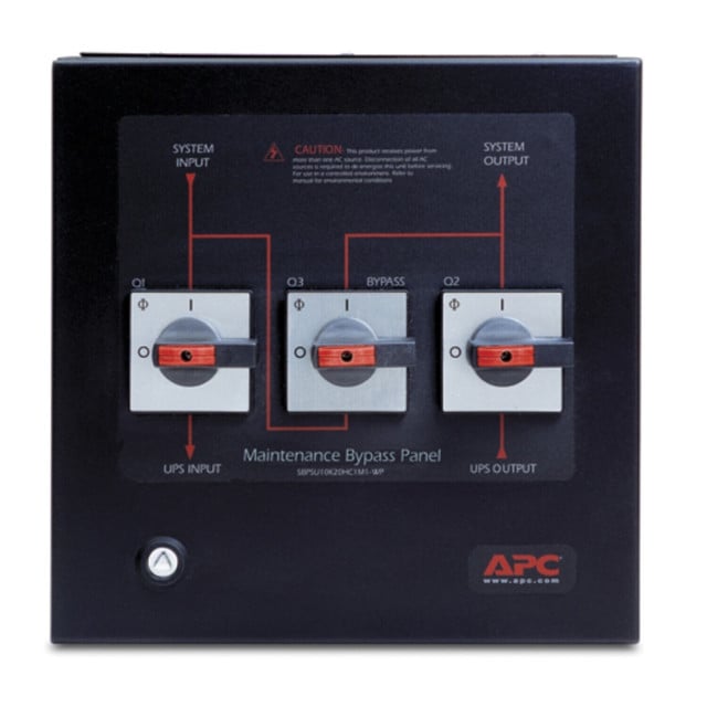 APC Smart-UPS VT Maintenance Bypass Panel 10-20KVA 400V Wallmount SBPSU10K20HC1M1-WP
