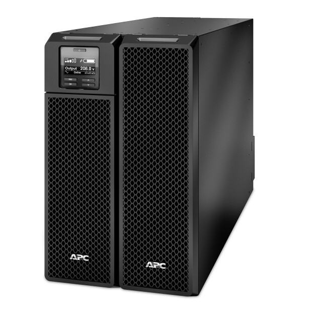 APC Smart-UPS on-LINE,8000 Watts /8000 VA,Input 208V /Output 208V, Interface POR SRT8KXLT