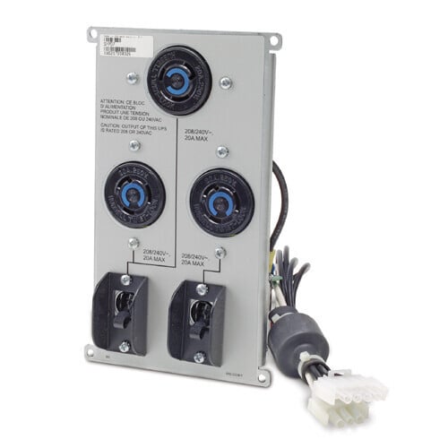 APC Symmetra RM 208/240V / Backplate KIT W/(3) L6-20R SYPD7