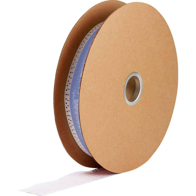 PermaSleeve Heat Shrink Wire and Cable Labels, 3/32" Dia, 2", White, Double-Sided