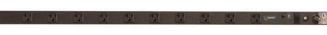 Vertiv Geist NSVAN100-102R20 power distribution unit (PDU) 10 AC outlet(s) 0U Black