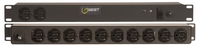 Vertiv Geist BRN120-10 power distribution unit (PDU) 12 AC outlet(s) 0U Black