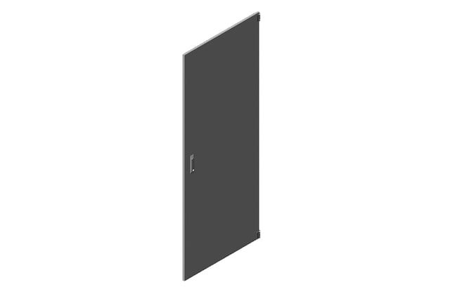 Single Solid Metal REAR DOOR WITH SEAL for Zetaframe\\U00AECABINET; for 45U X 31 39868-725