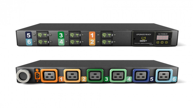 Vertiv I10118L power distribution unit (PDU) 6 AC outlet(s) 1U Black