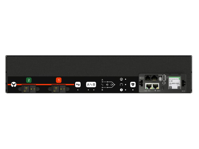 RPDU, RACK Transfer Switch Monitored UNIT Level, 30A, 208V, 4.9KW, Horizontal, ( VA4N32A0