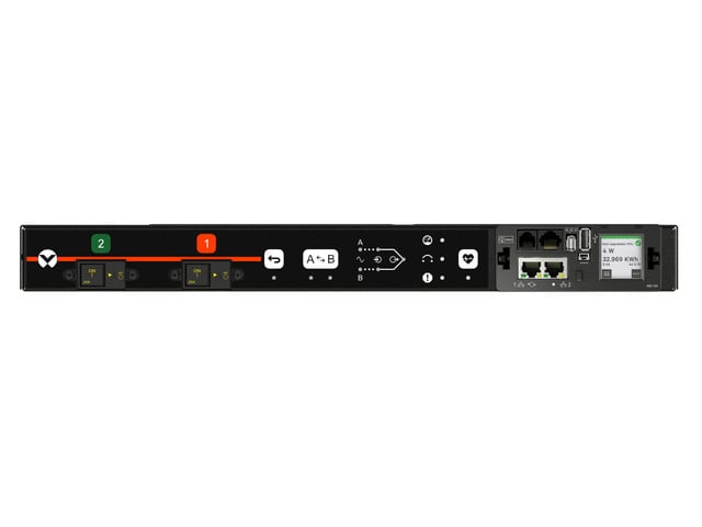 RPDU, RACK Transfer Switch Switched UNIT Level Monitoring, 30A, 208V, 4.9KW, HOR VA5N31A0