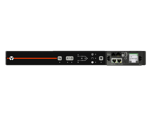 RPDU, RACK Transfer Switch Switched Outlet Level Monitoring, 16A or 20A, 120V or VA7U21A0