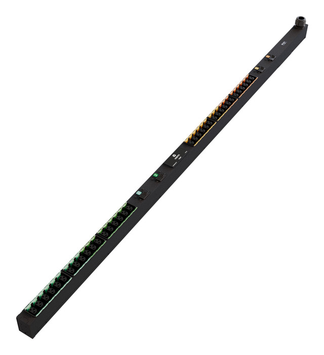 RPDU, Basic Upgradeable, 60A/63A, 200-240V, 13.8KW, Vertical, (24) Combination C VP1U60A1