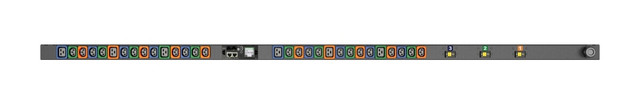 RPDU, Monitored UNIT Level EC, 35A, 208V Delta, 10.0KW, Vertical, (24) Locking I VP4N40A1