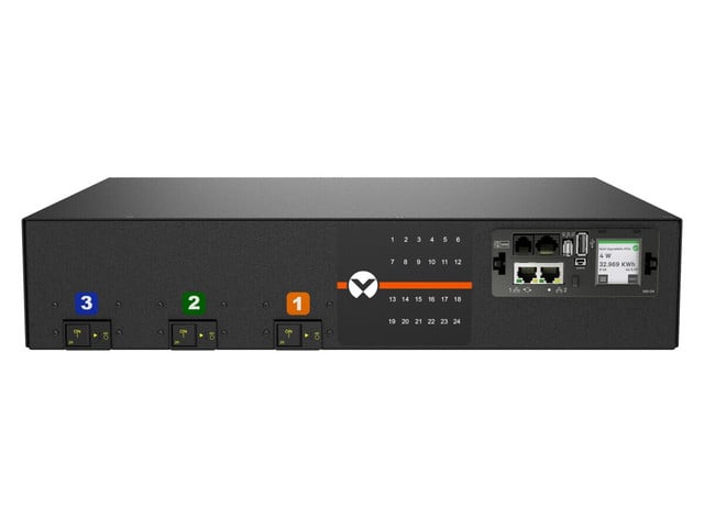 RPDU, Switched UNIT Level Monitoring EC, 30A, 120/208V WYE, 8.6KW, Horizontal, ( VP5N32A2