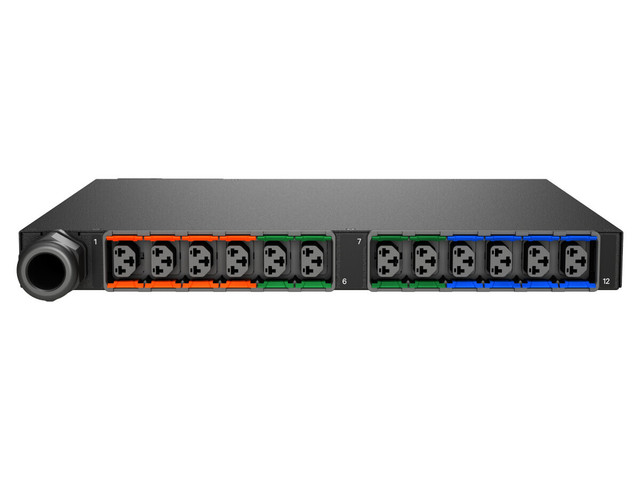 RPDU, Monitored Outlet Level EC, 20A, 240/415V WYE, 11.5KW, Horizontal, (12) COM VP6N21A2
