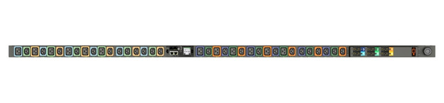 RPDU, Monitored Outlet Level EC, 30A, 240/415V WYE, 17.2KW, Vertical, (24) Locki VP6N30AE