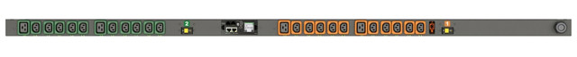 RPDU, Monitored Outlet Level EC, 30A, 208V, 4.9KW, Vertical, (20) Locking IEC C1 VP6N30AU