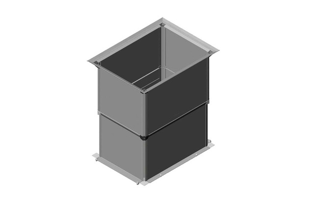 Vertical Exhaust DUCT for Zetaframe\\U00AECABINET; for 23.6\\W (600 MM) X 41.3\\ 39873-E08