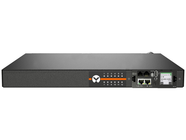 RPDU, Monitored Outlet Level EC, 16A or 20A, 120V or 208V or 230V, 1.9KW or 3.3K VP6U21A0